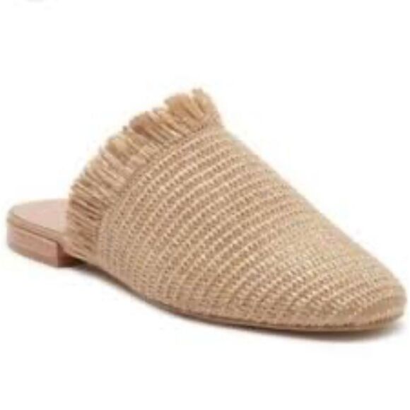 NWT Linea Paolo raffia fringed slip on Mule Size: 10 - Picture 1 of 6